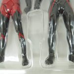 2体の脚部を寄って撮影しています。