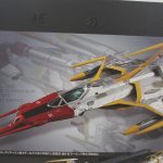 外箱裏面のクローズアップ。機体の全体写真とスペック表記。