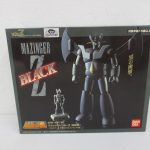 超合金魂 GX-01B ブラックマジンガーZ 限定版の外箱表面。黒い機体の作例写真が印刷されている。