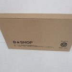 同梱されていたB★SHOPの輸送箱。伝票跡のない状態。