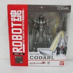 ROBOT魂 コダールの外箱表面。窓越しに本体が見える。