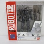 ROBOT魂 M9D ファルケの外箱表面。窓越しに本体が見える。