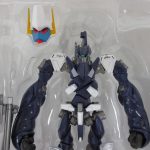 ブリスターの本体を寄って撮影。青と白の塗り分けが分かる。