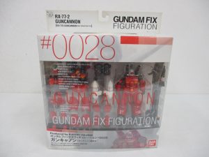 GUNDAM FIX FIGURATION #0028 ガンキャノン(ガンキャノン量産型)の外箱表面。機体の作例写真が入る。