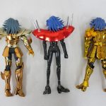 3体を背面から撮影。