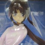 窓越しに本体の顔と上半身を寄って撮影。