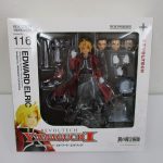 リボルテックヤマグチ No.116 エドワード・エルリックの外箱表面。窓越しに本体と交換パーツが見える。