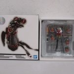 S.H.Figuarts(真骨彫製法) アンクの外箱と、取り出したブリスター。赤い腕の造形が印刷されている。
