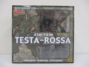 テスタロッサの外箱正面。窓から本体とパーツが確認できます。