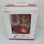 一番くじ ワンピース GIRLS COLLECTION A賞 しらほしフィギュアの外箱表面。窓の奥に本体が入っている。