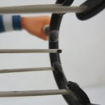 パチンコのゴム部分を寄って撮影。
