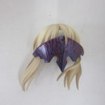 交換用の前髪パーツを単体で撮影しています。