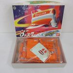箱のふたと、中のランナー。ふたに 0テスター 2号 と BANDAI の印字があります。