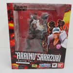 外箱正面。窓越しに本体が見え、Figuarts ZERO と AKAINU SAKAZUKI -Battle Ver.- の印字があります。