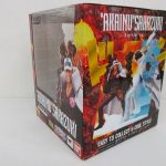 外箱を斜めから撮影。側面にも AKAINU SAKAZUKI -Battle Ver.- の印字があります。