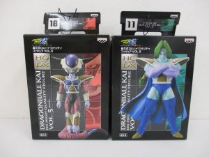 ドラゴンボール改 組立式DXハイクオリティフィギュア VOL.5 フリーザとザーボンの外箱2個。