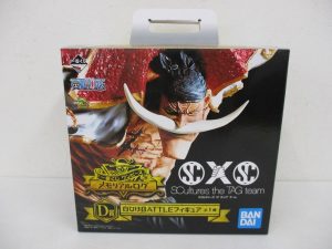 一番くじ ワンピース メモリアルログ D賞 白ひげBATTLEフィギュアの箱正面です。