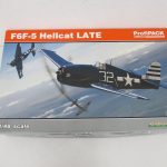エデュアルド 1/48 F6F-5 ヘルキャット後期型 プロフィパックの外箱正面です。