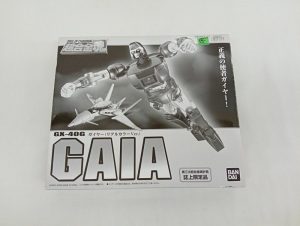 外箱の正面。『GX-40G ガイヤー（リアルカラーVer.）』と『第三次超合金魂計画 誌上限定品』の表記