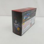 外箱を斜めから写したところ。側面の艦首の絵