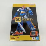 外箱の正面。『超合金魂 GX-31SP VOLTES V』のロゴとCHOGOKIN 50th ANNIVERSARYのマーク、ボルテスVの絵