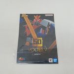 取扱説明書の表紙。CHOGOKIN 50thとVOLTES Vのロゴ
