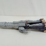 艦の形態の本体を横から写したもの