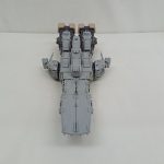 艦の形態の本体を上から写したもの