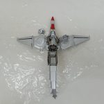 合体したメカを上から写したところ