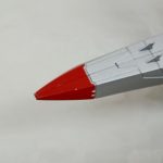 ガルーダ先端の赤い部分の拡大