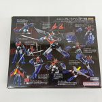 外箱の裏面。付属パーツと可動のポーズの写真