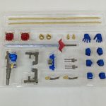 ブリスターに収まった天空剣・武器・交換用手首などのパーツ