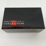 黒い外箱のふた。EIDOLON COLLECTION Masterpiece of modelのロゴ