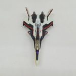 ファイター形態の機体を真上から写した写真
