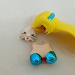 交換用の顔パーツと胸パーツの拡大