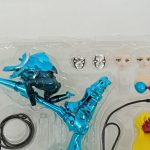 ブリスター内のオブジェ、交換用の顔、鞭の拡大