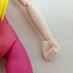 素体の腕と腰の拡大