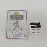 説明書と名前のシール