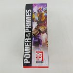 外箱を横から立てた様子。細い側面に「POWER OF THE PRIMES」のロゴとマークが印刷されています。