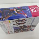 外箱を斜め上から。上面の「02 ライスシャワー」の印字と側面のイラスト。