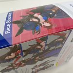 外箱の上面のアップ。「Rice Shower」「S.H.Figuarts」の印字とキャラクターのイラスト。