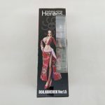 外箱の側面。「BOA.HANCOCK Ver.1.5」の表記と着物姿のキャラクターの絵があります。
