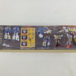 外箱の側面。付属部品や組み替えの説明写真と『MAX CANNON』の文字