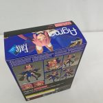 外箱を斜め後ろから。背面の写真と天面のロゴが写っています。