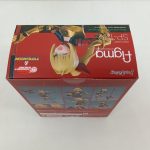外箱を斜め後ろから。上面の「figma SP-129」の印字と背面の作例写真。
