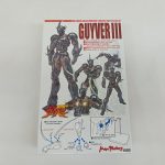 台紙の裏面。「GUYVER III」の表記と説明の絵、Max Factoryのロゴがあります。