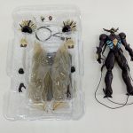 左にパーツの入ったブリスター、右に取り出した本体が写っています。