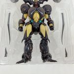 ブリスターに収まった本体の全身を正面から。腕と脚まで写っています。