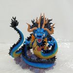 カイドウ本体の頭部と胴体を正面から近づいて写したところ