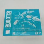 商品箱の正面。『ROBOT魂 RX-0 ユニコーンガンダム（シールドファンネル装備）』のロゴと機体の絵、R-Number SP